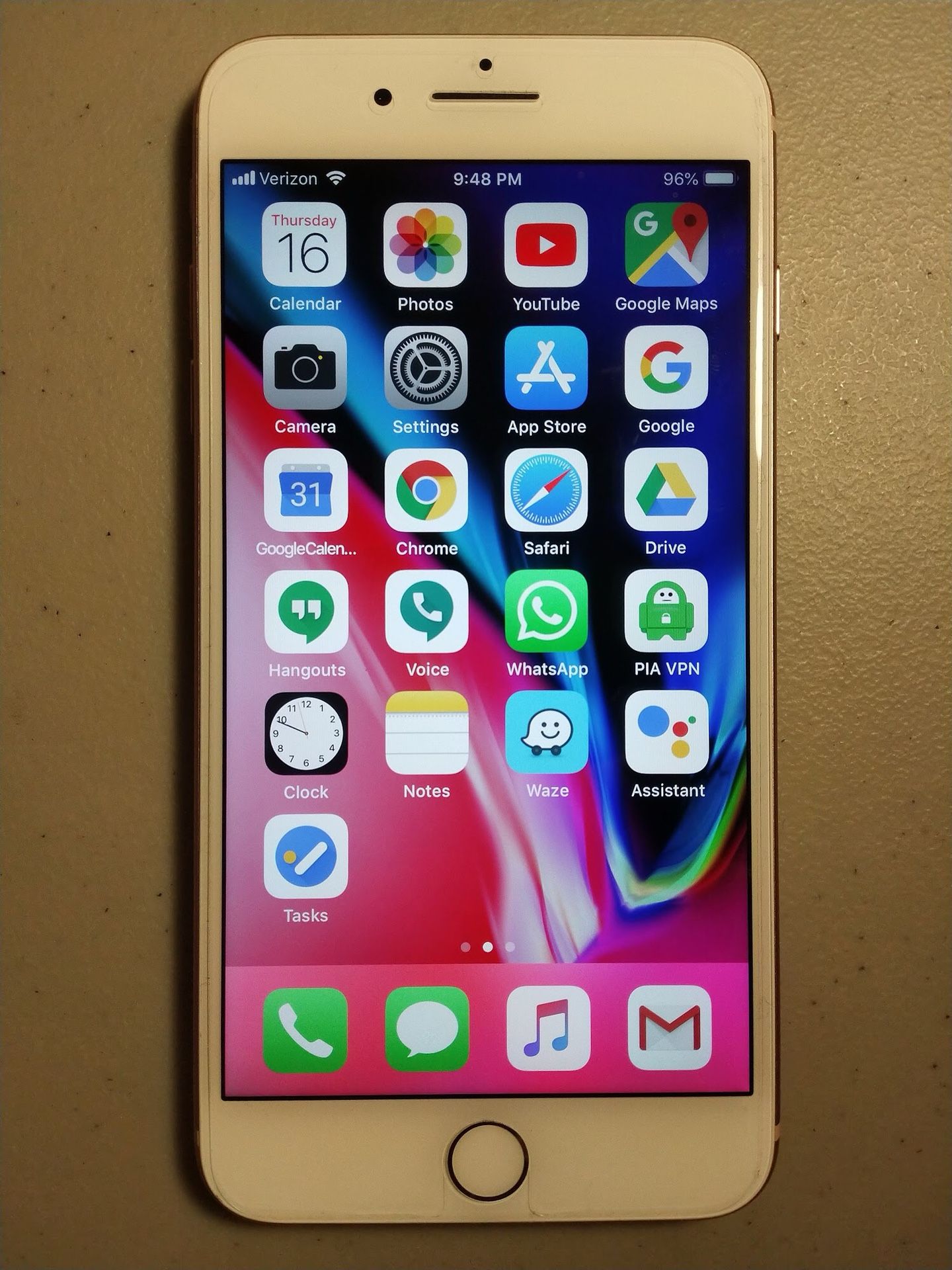 iPhone 8 Plus 256 GB, Rose Gold, Verizon (Factory Unlocked)
