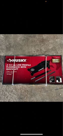 Husky 2-1/2-Ton Low Profile Floor Jack