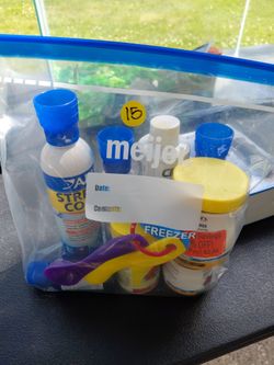 Bag of tank cleaner