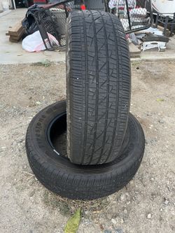 2 USED TIRES 225/65R17 FIRESTONE