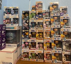 Large anime Funko Pop Collection one piece Dbz Disney demon slayer and some LEs