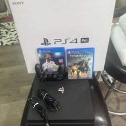 PS 4 With 2 Games & Control