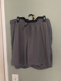 Athletic Works Grey Mesh Training Gym Shorts