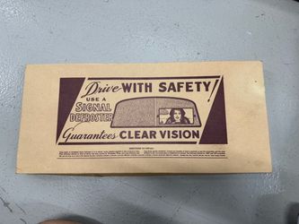 Vintage windshield defroster