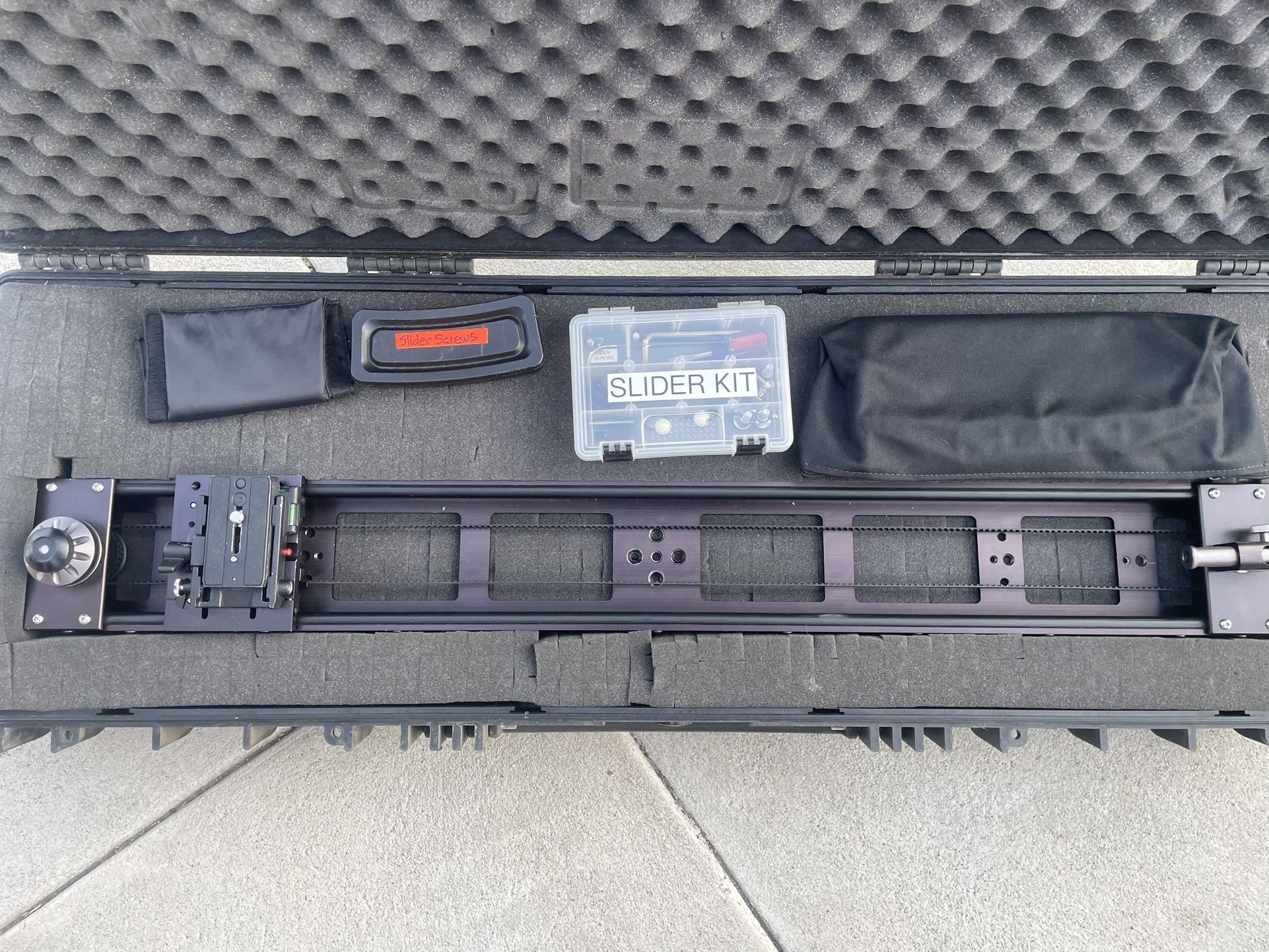 Kessler 3ft Cineslider W/ Explorer hard case
