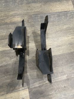 Fisher Snowplow Push Plates 2007-2019 Chevy Silverado And Gmc Sierra K1(contact info removed)-1 Thumbnail