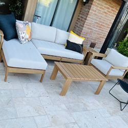 West Elm Playa Outdoor Furniture Set 