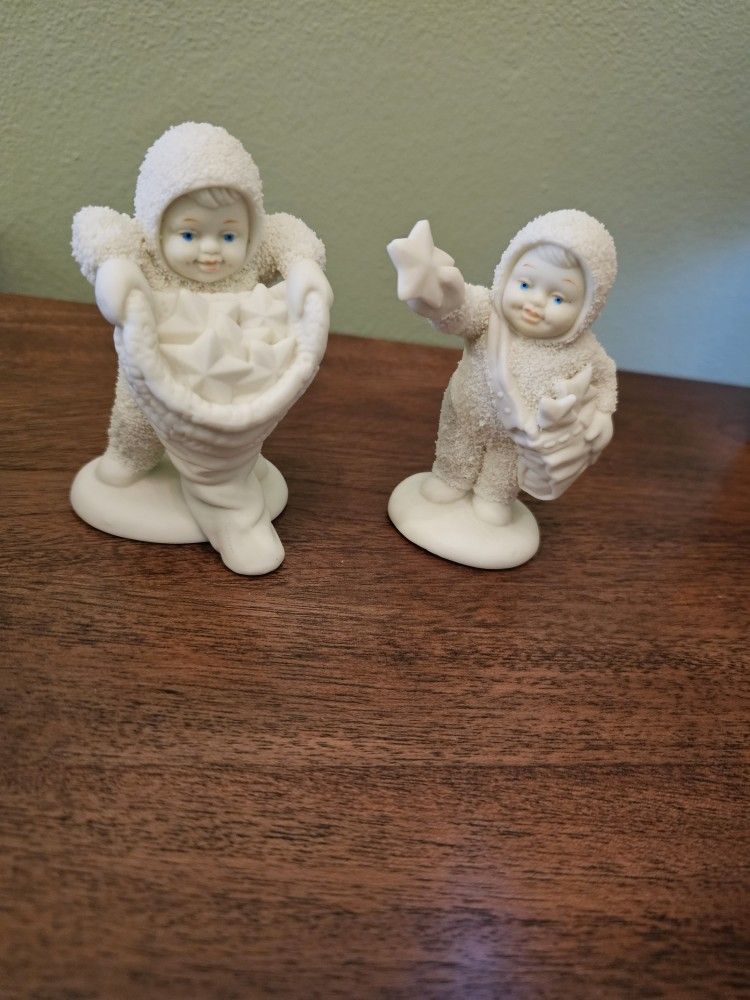 Snowbabies With Hugs And Kisses