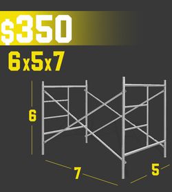 New Scaffold  6x5x7