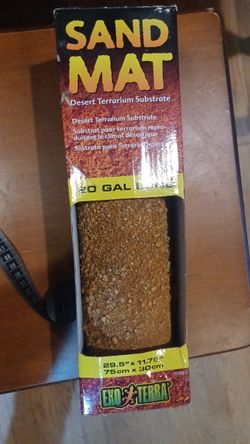 New! Sand Mat For 20 Gallon Tank, Reptile