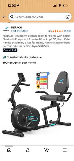 Exercise bike Merach Recumbent Bike