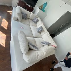 LARGE MODULAR BRAND NEW SECTIONAL BEIGE SAME DAY DELIVERY 