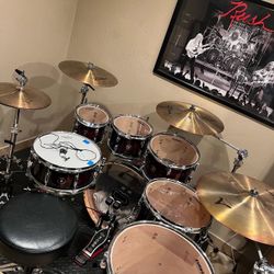 Gretsch Catalina Maple 7 Piece Shells and EC25 Heads