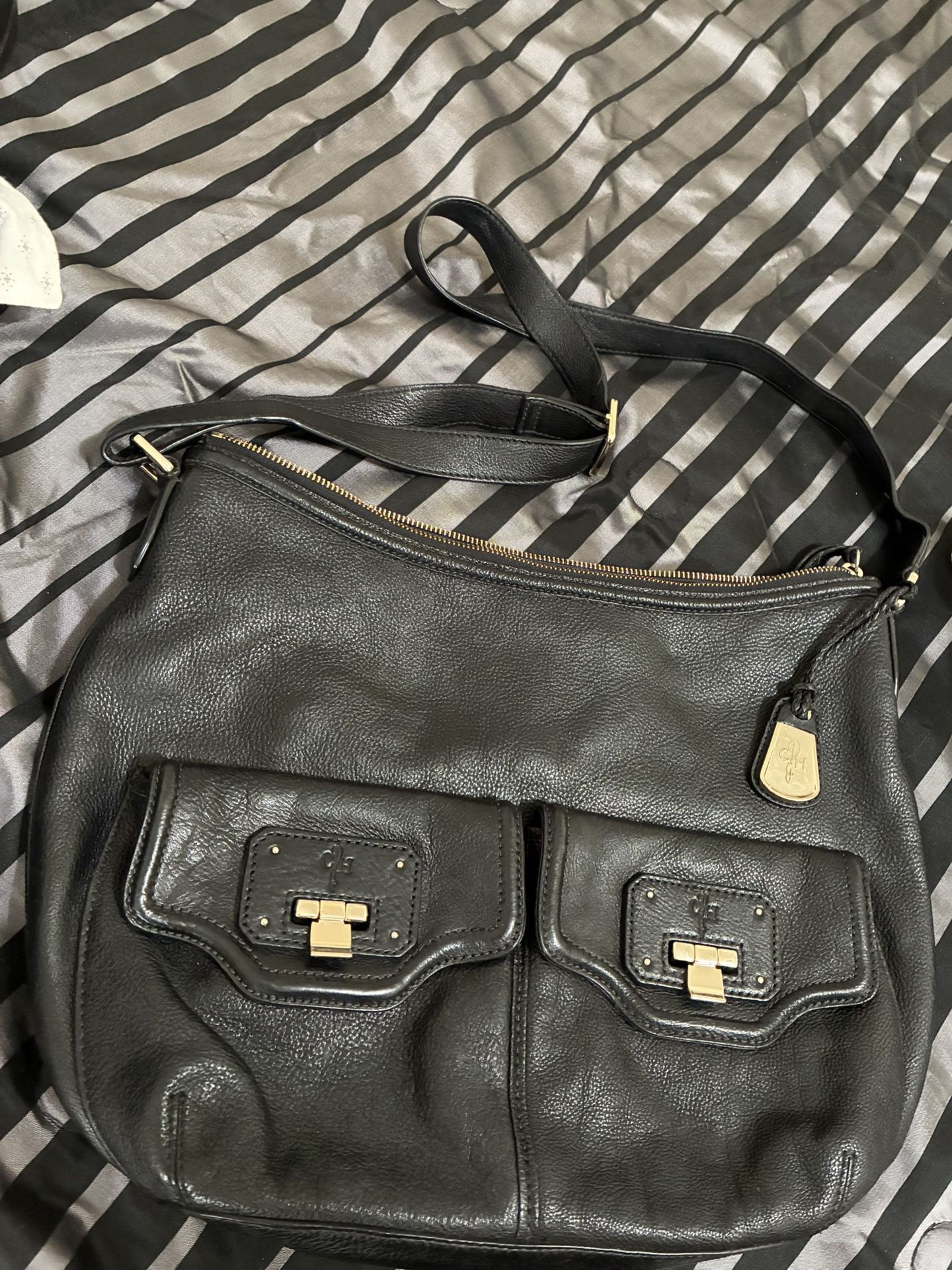 Large Cole Haan Leather Handbag
