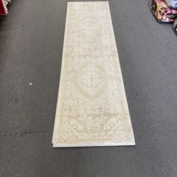 2x7 Area Rugs Carpet Rugs Runner Hallway Thick Colors Beige Gold