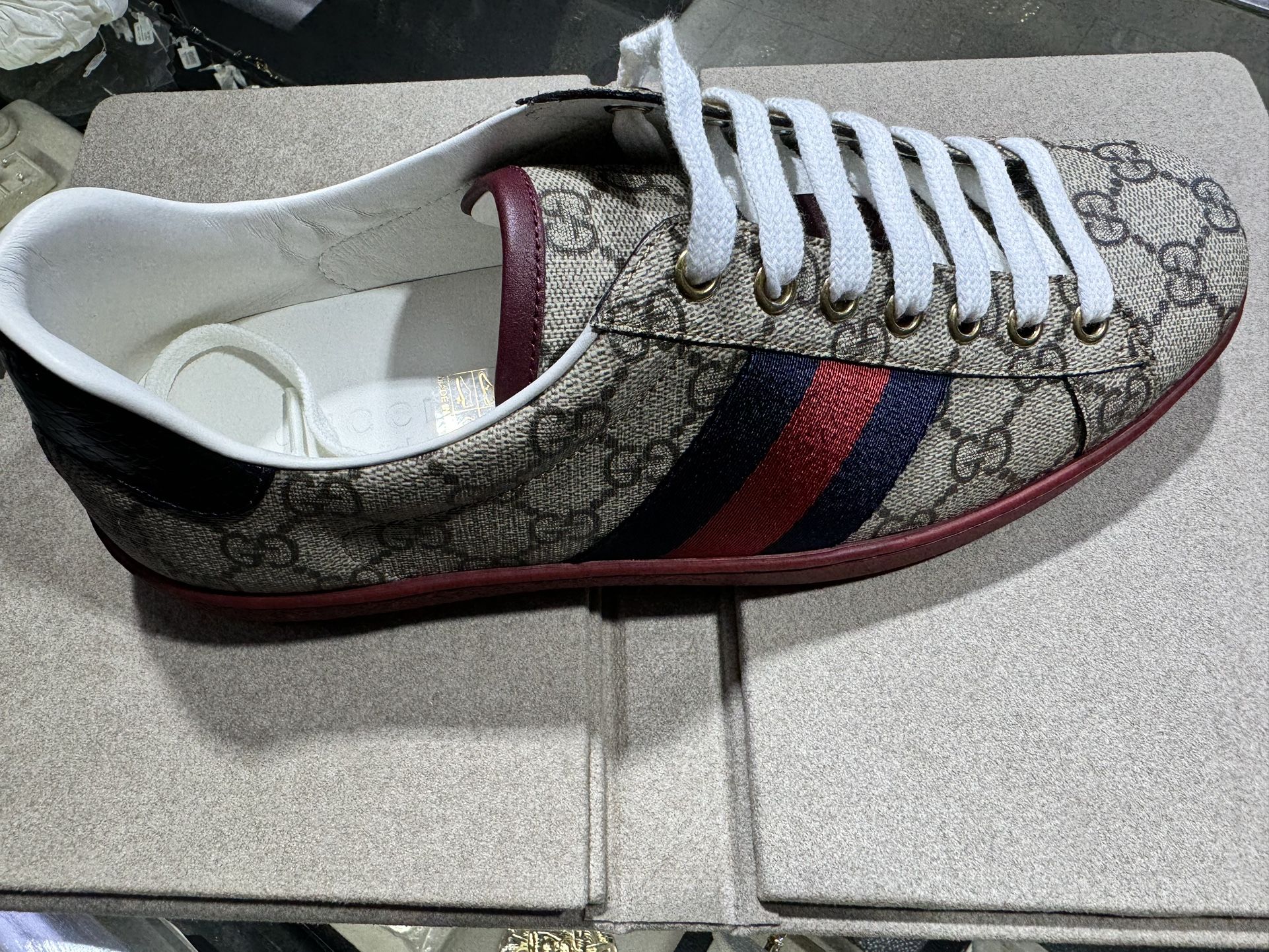 GUCCI Ace GG Supreme sneaker 429445 - Size 7 1/2