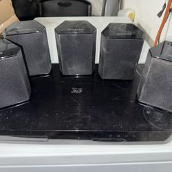 Samsung blue ray player and speakers
