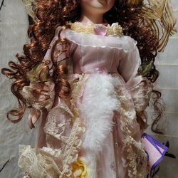 Rose Collection Porcelain Doll , Inea