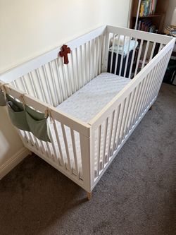 White Baby Crib