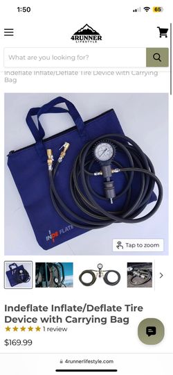 Indeflate Inflate/Deflate tire device