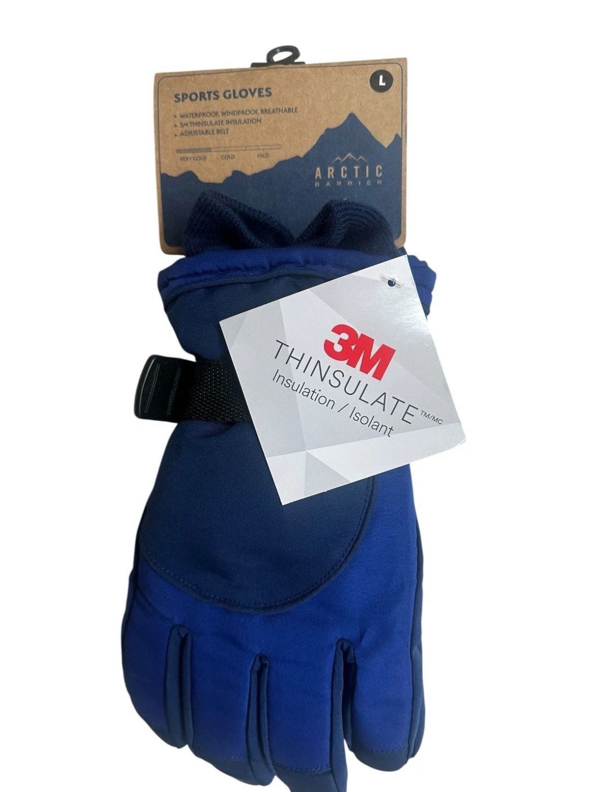 Arctic Barrier Waterproof Windproof Breathable 3M Thinsulate Men’s Large Gloves