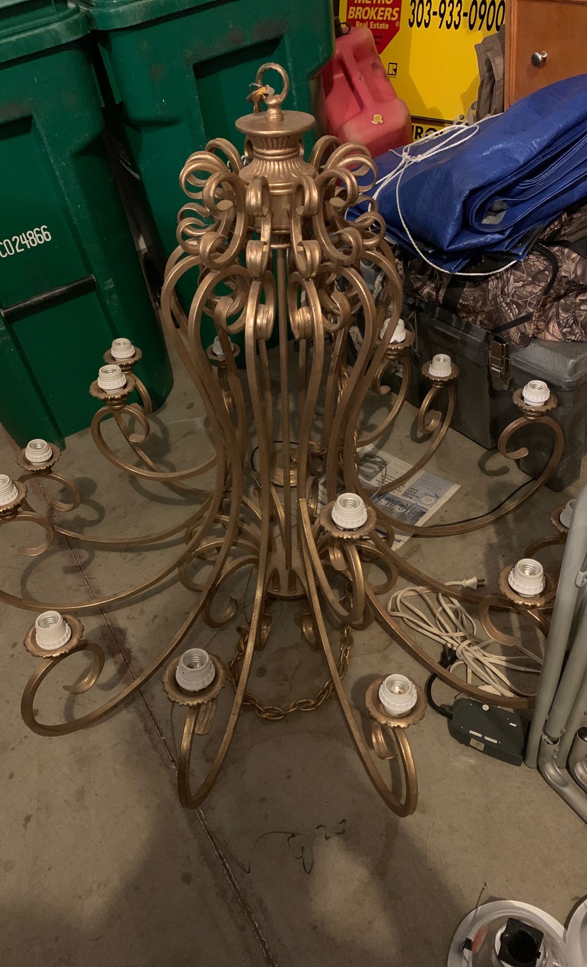Large chandelier