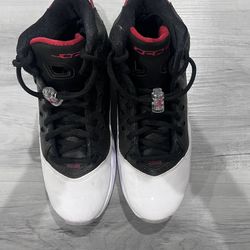 Jordan 6 Retro black white red trainers