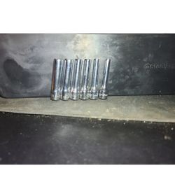 Snap On 6pc 1/4 drive Deep E TORX Socket Lot