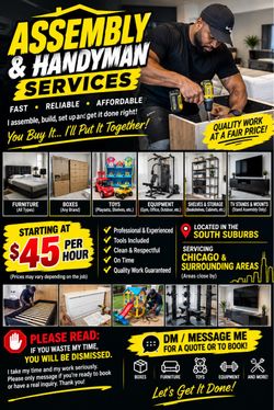 🔨🛠️ NEED SOMETHING ASSEMBLED? LET ME HANDLE IT! 🛠️🔨