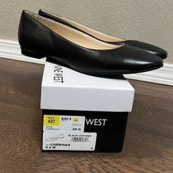Nine West Black Flats