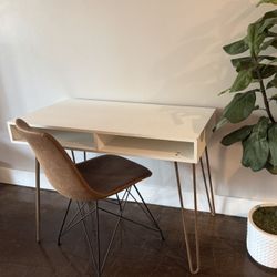 Hairpin Writing Desk & Chair (Set)