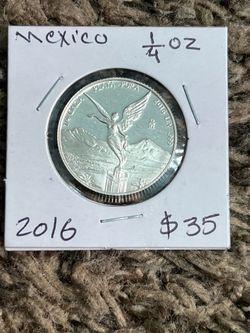 Mexico  /Quarter ounce proof ,999 find silver (2016)