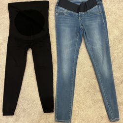 Size small maternity leggings, and maternity pants