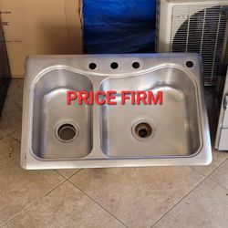Kohler drop-in sink Stainless Steel, Excellent Conditon, Read Description  for Detail 