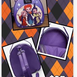 Disney hocus pocus Loungefly Mini Backpack Purse Bag