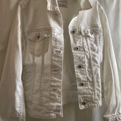 White Women Levis Jean Jacket Size M