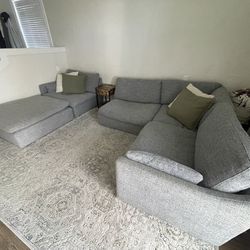 JIL Grey Sectional Couch