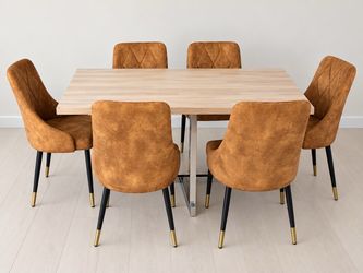 7-Piece Dining Table and Chair Set