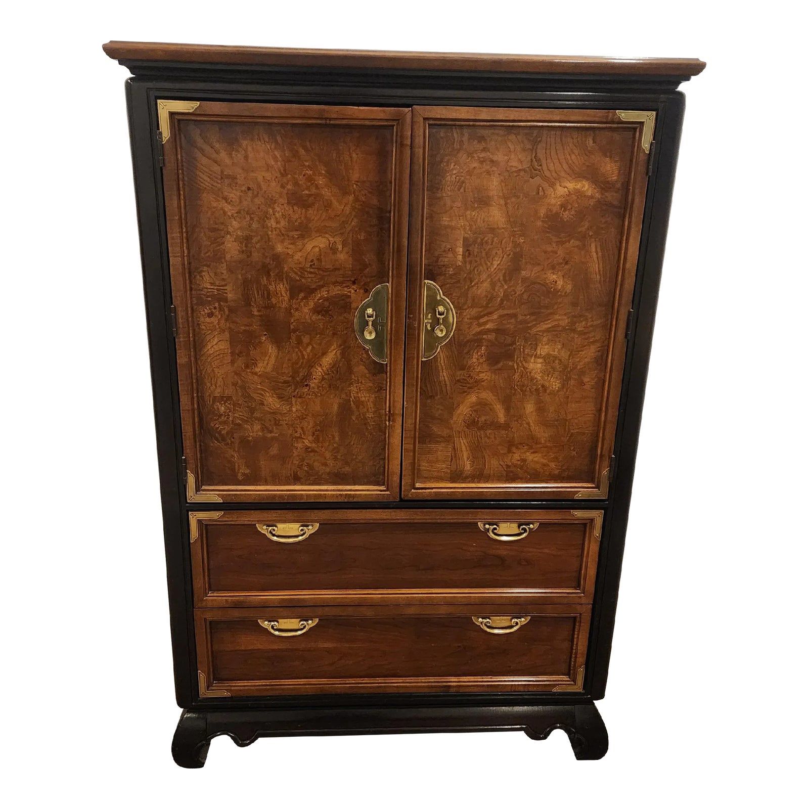 Vintage Broyhill Armoire Dresser Cabinet