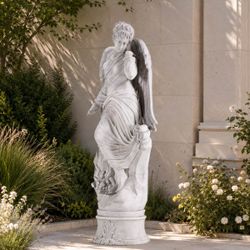 Gray Angel Statue – Decorative Sculpture