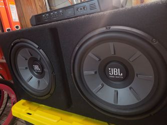 JBL subwoofer & amp