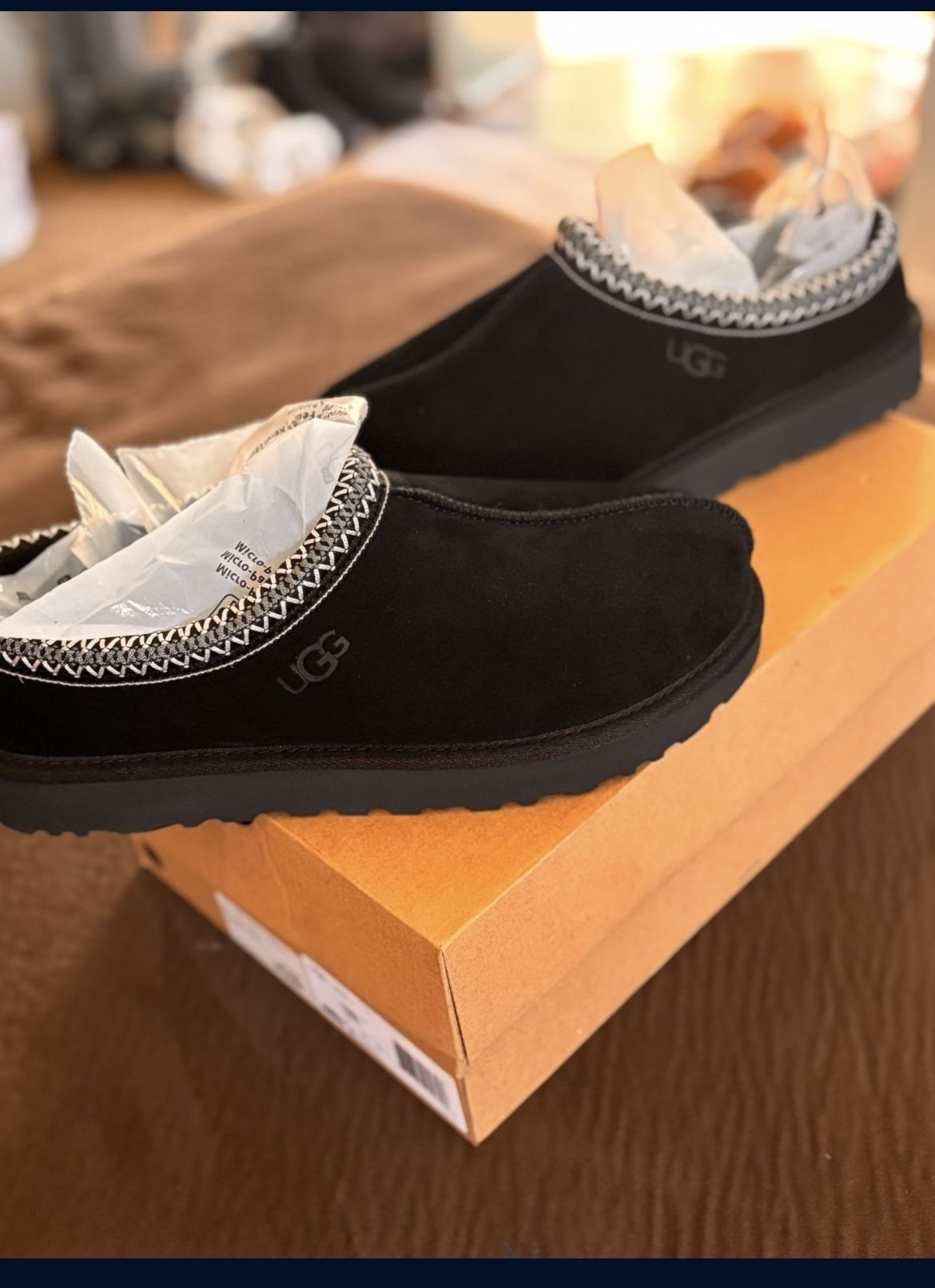 Black Tasman Ugg Slippers 10