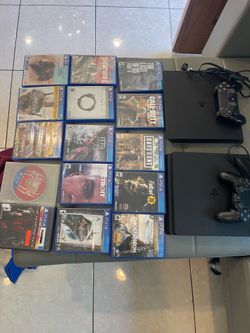 Ps4 games console controllers and games
