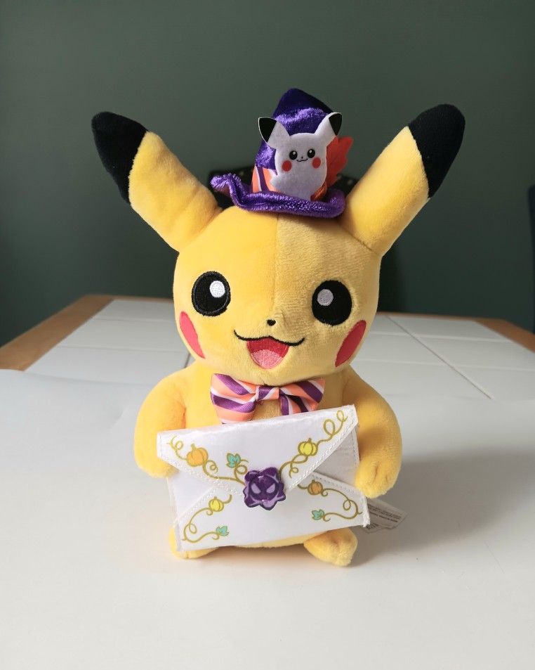Pokemon Center Pikachu Pumpkin Celebration Poké Plush - 8 ¾ In Stuffed Animal