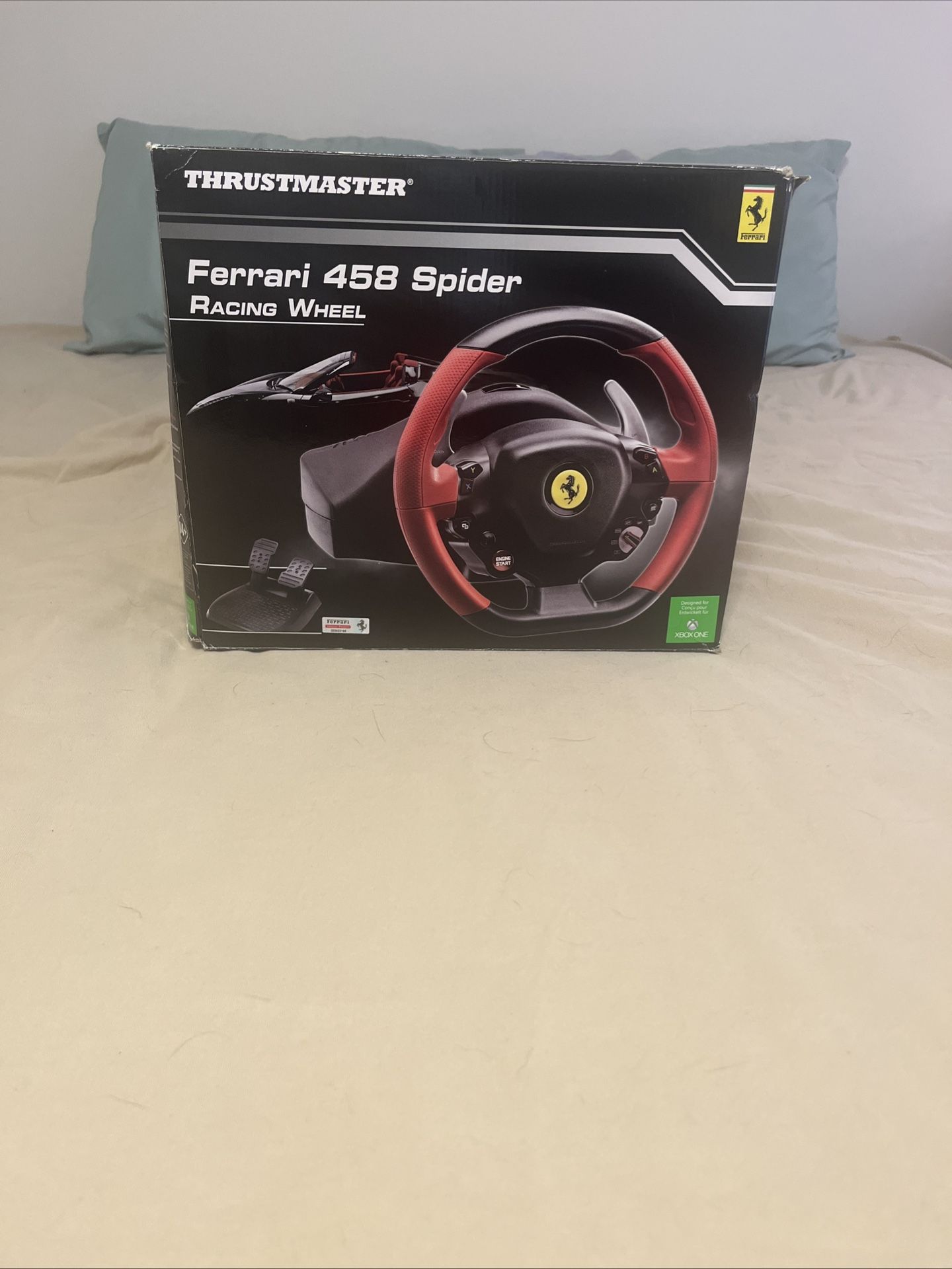 Ferrari 458 Xbox Racing Wheel with pedals