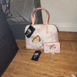 Loungefly Starwars Mini Back Pack And Mini Wallet