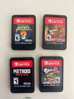 Switch games(NO CASE)