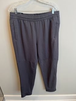 Men’s Size L Gunmetal Gray Luxe Joggers, NEW