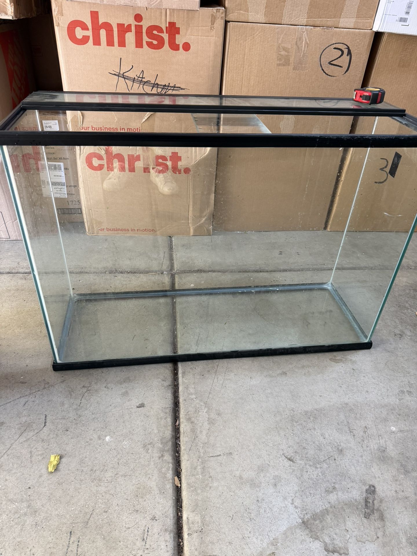Visio 45 Gallon Tall Aquarium with Stand and All Accessories