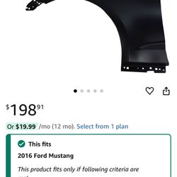 mustang fenders